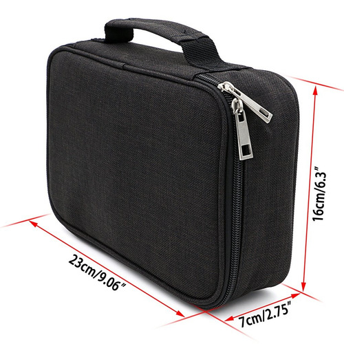 Btskyhigh Capacidad Cremallera Plumas Lápiz Case- De Múltipl