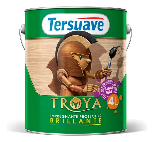 Impregnante Troya Brillante Tersuave Int/ext 1 L Dimension C Color Cristal