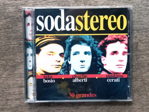 Cd Soda Stereo - Las 30 Grandes (1999) Colombia Doble R10