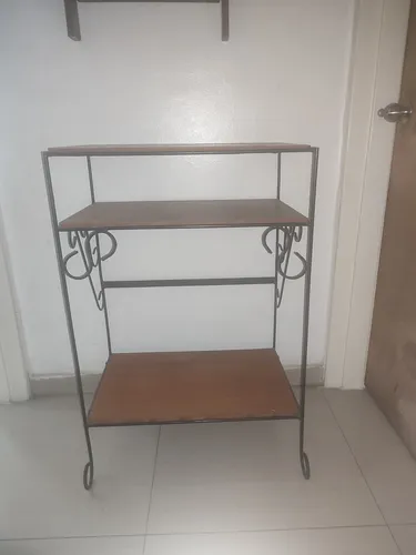 Estante De Madera Y Hierro (Usado)