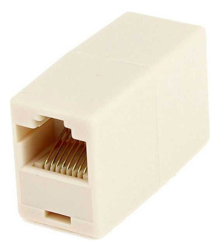 100 Adaptadores Para Cable Red Rj-45 Empalme Unión Por Mayor