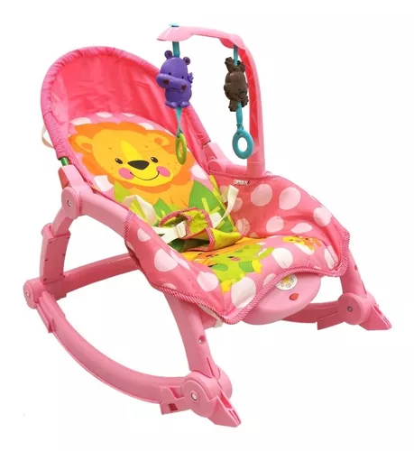 Silla Mecedora Para Bebé Sunbaby Con Vibración Y Móvil 28265