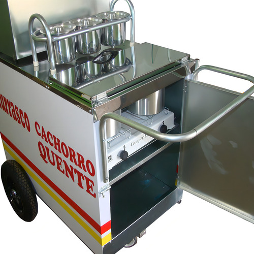 Carrinho Ambulante Cachorro Quente,churrasco Hot Dog