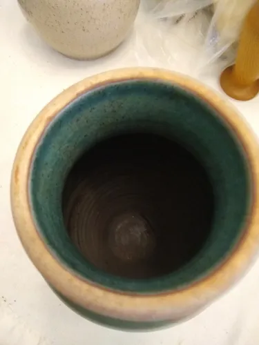 Florero De Ceramica - Usado (Usado)