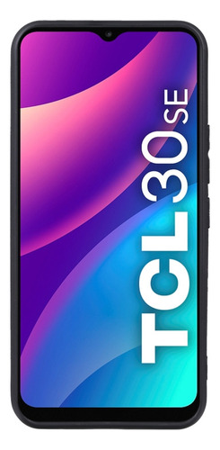Funda De Teléfono Tpu Negra Para Tcl 30 Se, 305, 306 Y Sharp