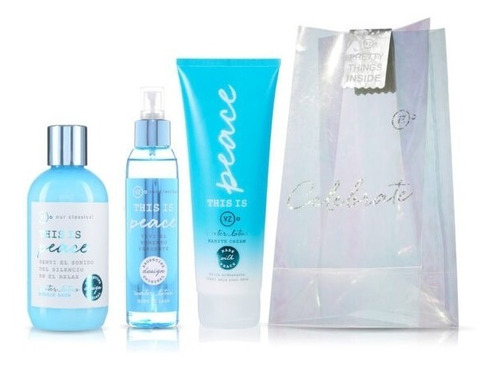 Set Regalo Vz Body Splash Crema Karite Gel De Baño