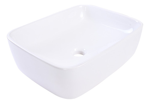 Lavabo Ovalin De Ceramica Blanco Para Baño Modelo Dublin