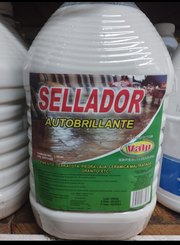 Sellador Autobrillante Galon Fachadas Pisos Rústicos 3,785 L