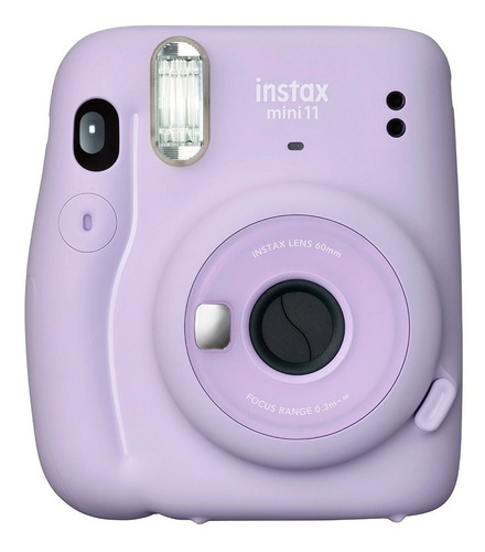 Câmera Instax Mini 11 Instantânea Lilás C/ Flash Fujifilm