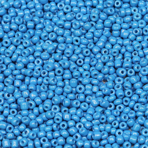 Abalorios De Semilla De Color Azul De 2mm 100 Gramos Al...