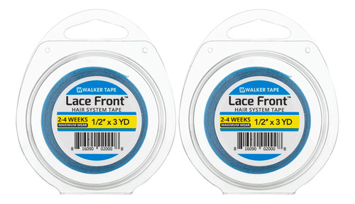 Fita Capilar Walker Tape Lace Front 3 Metros X 1,3cm 2un