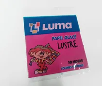 Comprar Papel Escolar Glace Luma Lustre Paq X10 Hjs Colores Surtidos