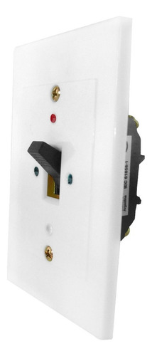 Llave Interruptor Tripolar Elibet 20amp Trifásica P/ Embutir Color Blanco