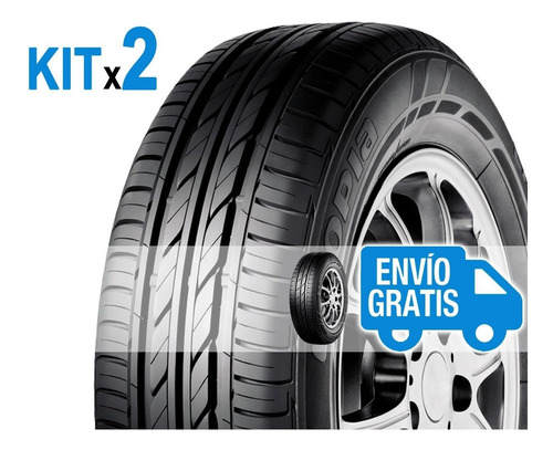 Imagen 3 de 10 de Kit 2u 185/60 R14 Bridgestone Ecopia Ep 150 Envío Gratis $0