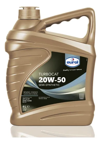 comprar Aceite Semi-sintético Eurol Turbocat 20w50 \u002F 4 Litros
