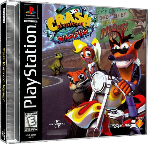 Jogo Crash Bandicoot 3 Warped Para Playstation 1 Ps1