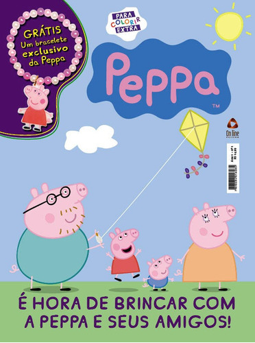 Livro: Peppa Pig Para Colorir Extra, De Ibc - Instituto Brasileiro De Cultura Ltda. Série Indefinido, Vol. 1. On Line Editora, Capa Mole, Edição 1 Em Português, 2020