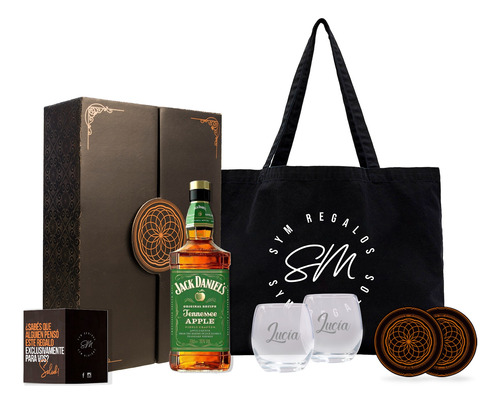 Whisky Jack Daniels Apple 750ml Box Experiencia Regalo