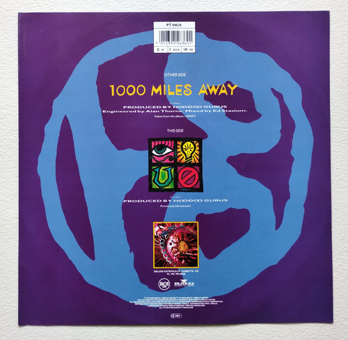 Hoodoo Gurus 1000 Miles Away Picture Lp 12'' 45 Uk 1991 Ex (Usado)