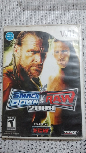 Wii Wwe Smackdown Vs Raw (no Marvel,mario,king,lucha,crash)