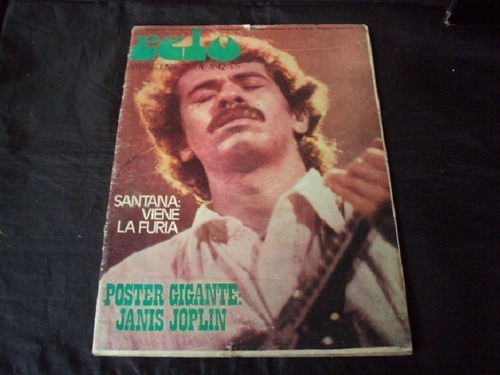 Revista Pelo # 42 (1973) Tapa Santana