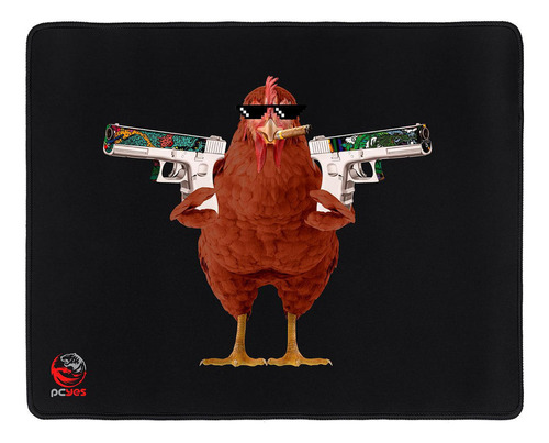 Mouse Pad Chicken Standard - Estilo Speed - 360x300mm - Pmc