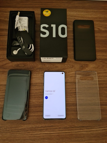 Celular Samsung Galaxy S10 128gb Branco Com Garantia
