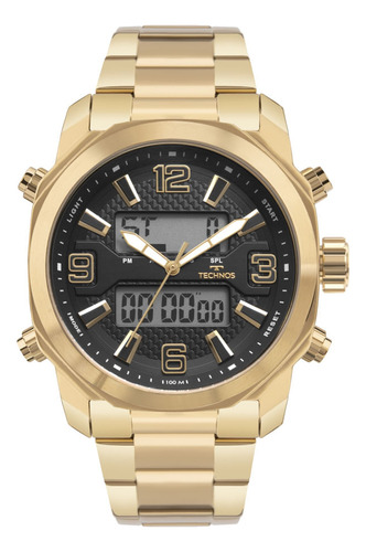 Relógio Technos Masculino Ts Digitech Dourado - Y0908aaa/1p