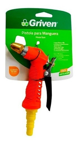 Llave Pistola Maguera Abs Multifuncional Boquilla Metalica