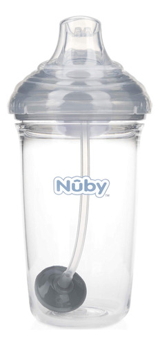 Nuby Tritan - Taza De Entrenamiento Sin Derrames Con Boquill