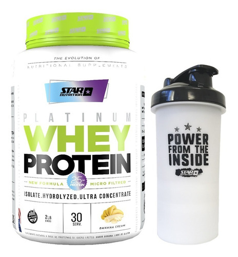 Premium Whey Protein 2 Lb + Smart Shaker-star Nutrition