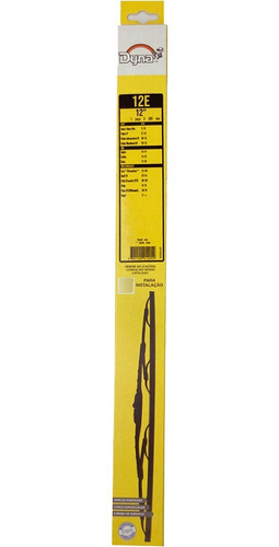 Palheta Limpador Traseiro Dyna 12e Onix 13 14 15 16 17 18