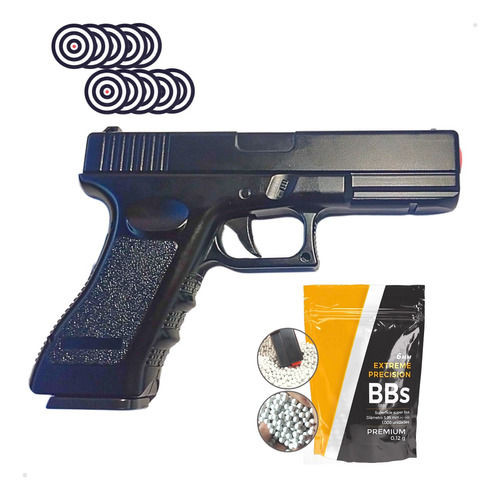 Pistola Airsoft Spring Vigor Glock Gk-v20 Full Metal - 6mm