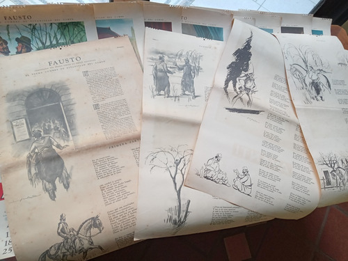 Almanaque Antiguo Avanti 1946 Óleos De Huergo Poema Fausto (Usado)
