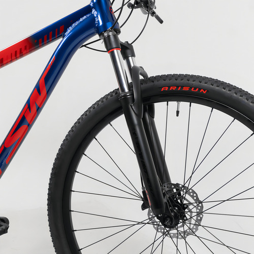 Bicicleta Tsw Ride 21v Shimano Freio Hidraulico Aro 29 Cor Vermelho Tamanho Do Quadro M - 17