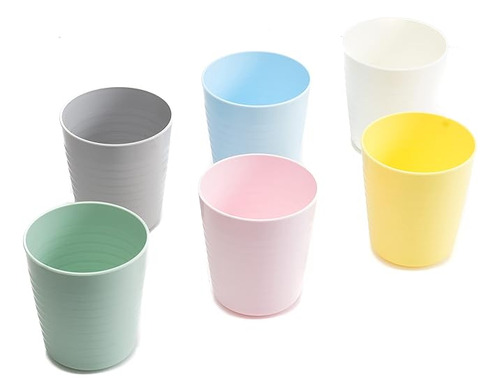Set De 6 Vasos Tazas Multicolor Bebe Niño Niña Aprendizaje