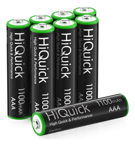 Hiquick Bateras Recargables Aaa Aaa De 1100 Mah De Alto Rend