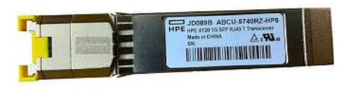 Lote De 8 Gbic Hpe X120 1g Sfp Rj45 Jd089b Para Cobre New (Usado)