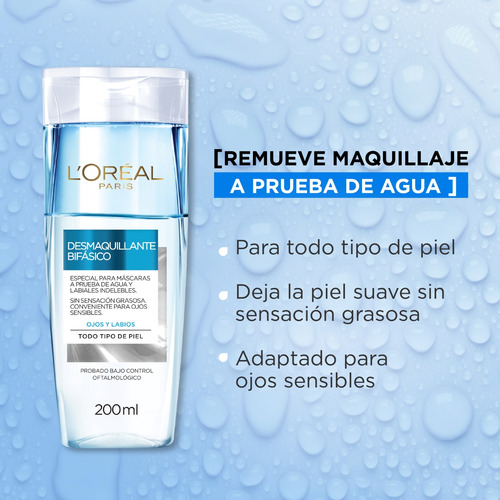L'oréal Paris Desmaquillante Bifásico Ojos Y Labios