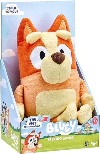 Bingo - Peluche Talking Bluey De 13 Pulgadas Interactivo