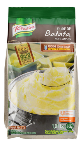 Purê de batata instantâneo Knorr sem glúten 1.01 kg