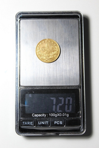 Moneda Soberano Oro 22k Turquia 1904 (1239/29) - 7,2 Grs