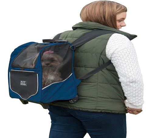 Bolsa Transportadora Backpack Para Mascotas Con Ruedas.