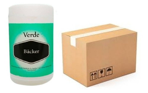 Colorante Vegetal Verde En Polvo Backer X Caja