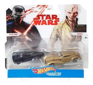 Hot Wheels Star Wars Kylo Ren & Snoke Cars Die Cast Set