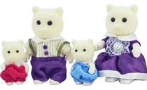 Comprar Set Ternurines Familia Gatos Blancos Tipo Sylvanian Families