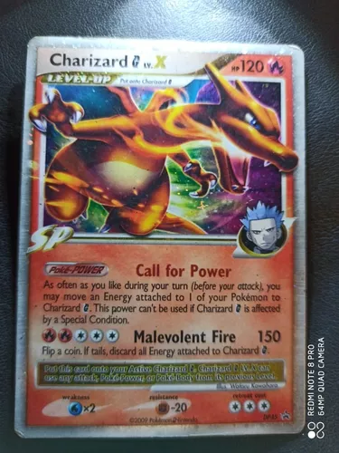 Cartas Pokemon Charizard G Lv X Dp45 Promo Dpp 8x