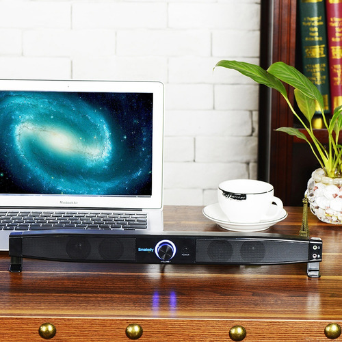 Imagen 4 de 10 de Smalody Soundbar Altavoces Usb Powered Home Theater
