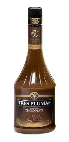 Licor Tres Plumas Chocolate 700 Ml