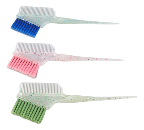 Cepillo Para Resaltar El Cabello, 3 Piezas, Peine De Doble C
